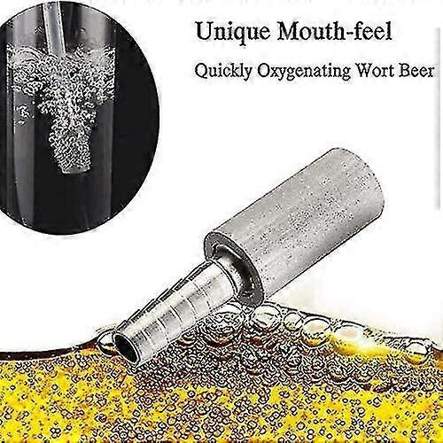 (As show, One size) 2-pack Diffusion Aeration Stone 0.5 Micron Homebrew Beer Oxygenation Diffusion Carbonation Stone (best) 1