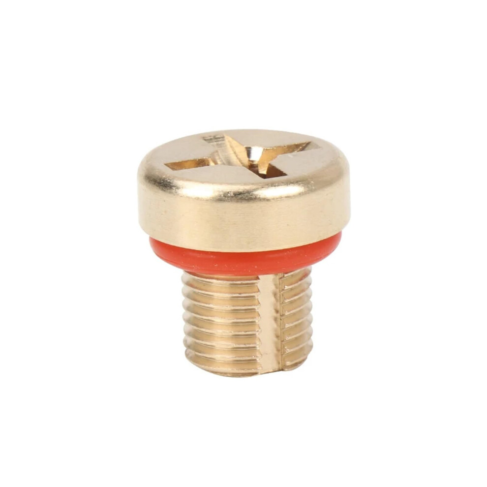 Radiator Reservoir Tank Brass Bleeder Screw, Coolant Expansion Tank, Bmw E36 E39 E46 E53 Compatible Return Pipe 9393856654604