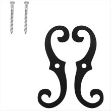 Cast Iron Shutter Fasteners Including Mounting Screws