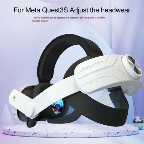 Adjustment Band For Meta Quest 3 S VR System Green Comfortable Fit Adjustable Headband Replacement Strap 1