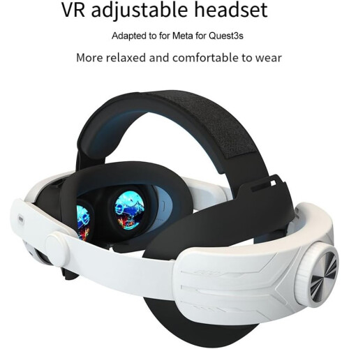 Adjustment Band For Meta Quest 3 S VR System Green Comfortable Fit Adjustable Headband Replacement Strap 2