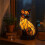 Stained Glass Cat Lamp 4