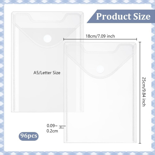 96 Pack Plastic Envelopes
Plastic Envelopes 1