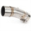 Stainless Steel 51mm Motorcycle Exhaust Mid Pipe 2