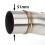 Stainless Steel 51mm Motorcycle Exhaust Mid Pipe 4
