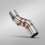 Motorcycle Exhaust Modify Middle Link Pipe for TRK 502X 4