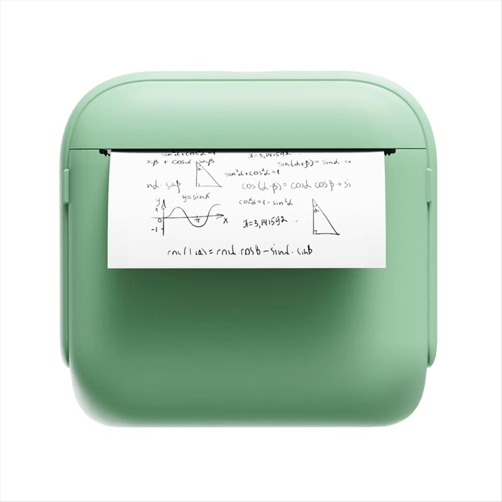 Pocket Thermal Label Printer Wireless Sticker Photo Printer Green 4712599044377