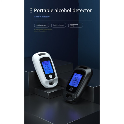 Digital Alcohol Tester Professional Alcohol Detection Black 2
