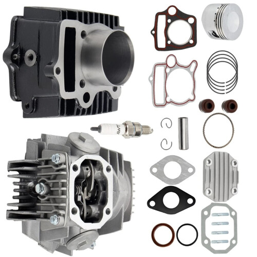 52.4mm Motorcycle Cylinder Head Piston Kit 1