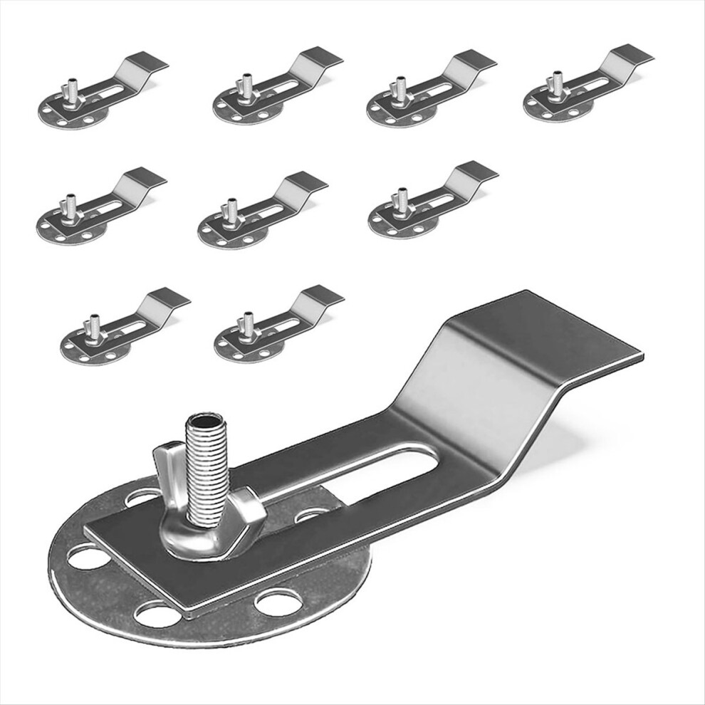 10pcs Sink Clips, Undermount Sink Brackets, Sink Basin Support Clamps-image-OPC-PMGJYPK-NEW