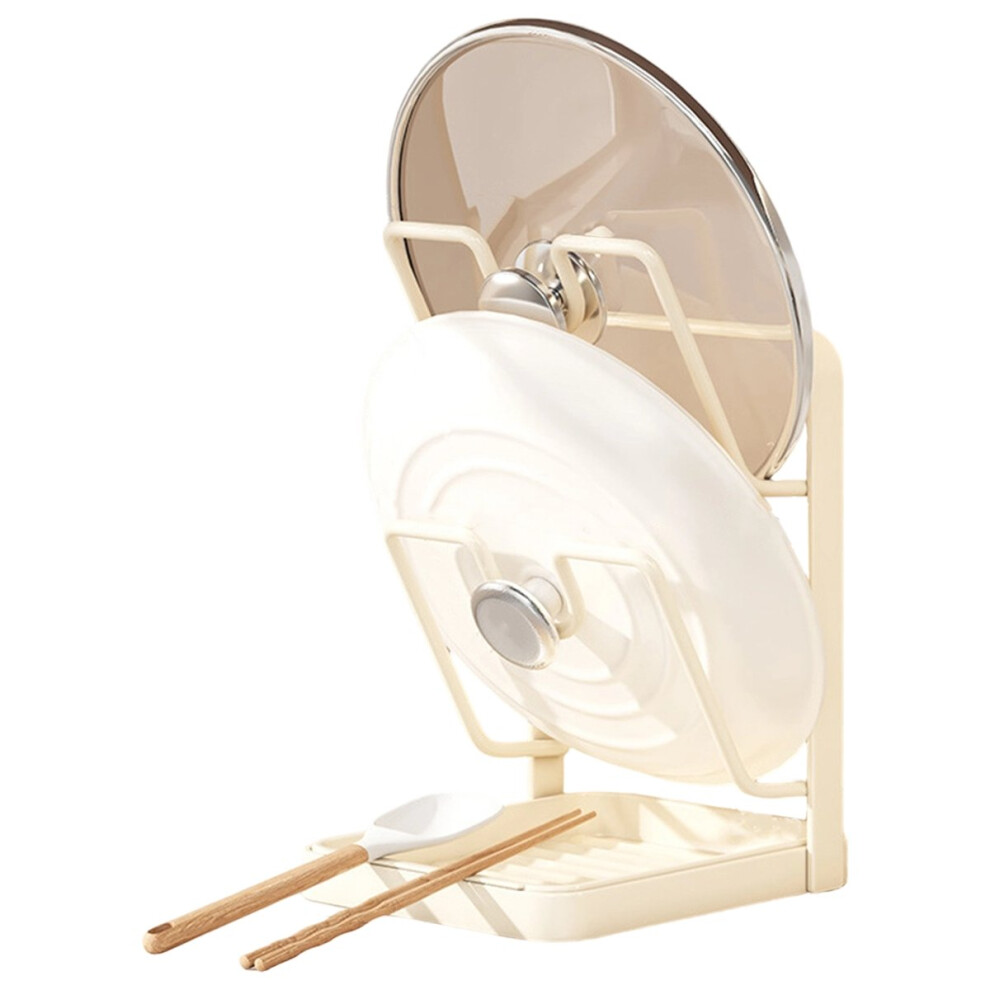 Kitchen Pot Lid Rack with Drainage Tray-image-OPC-PMGJZ6F-NEW