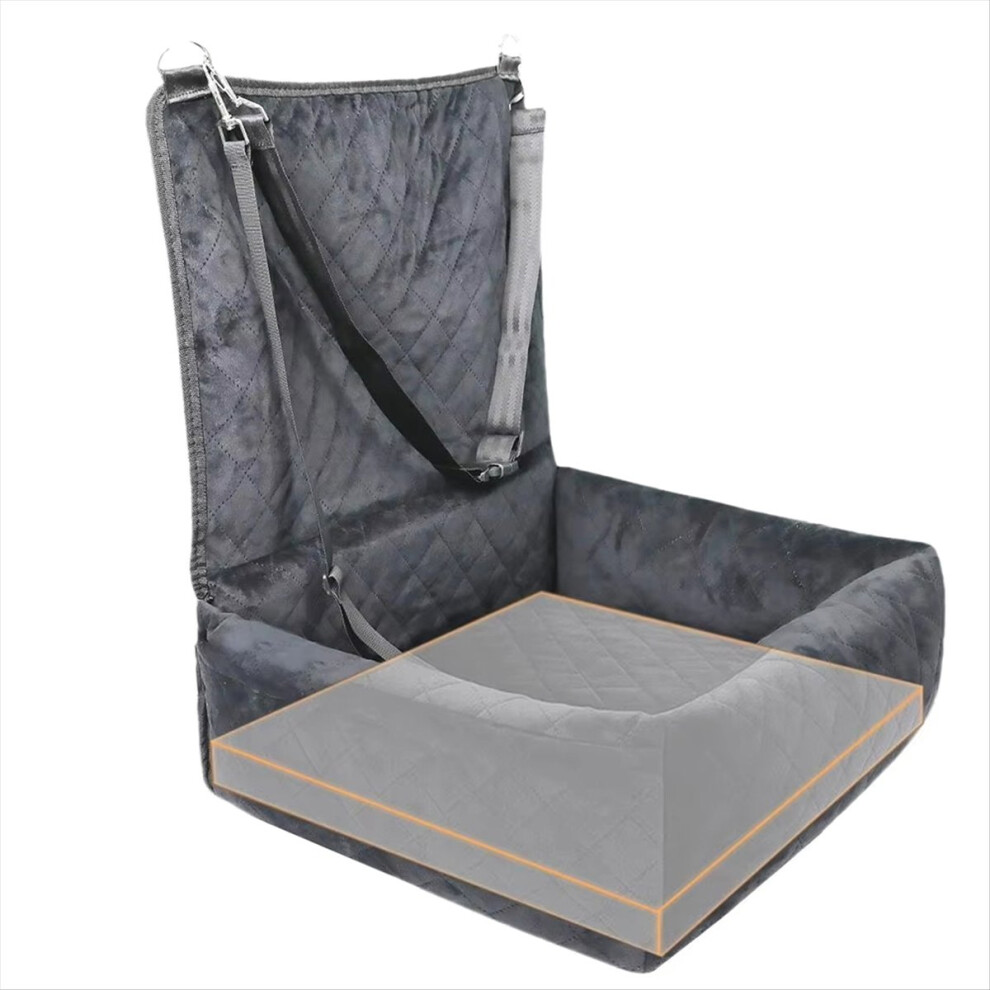 Pet Car Seat Pet Seat With 2 Side Pockets
Pet Car Seat-image-OPC-PMGK2GW-NEW