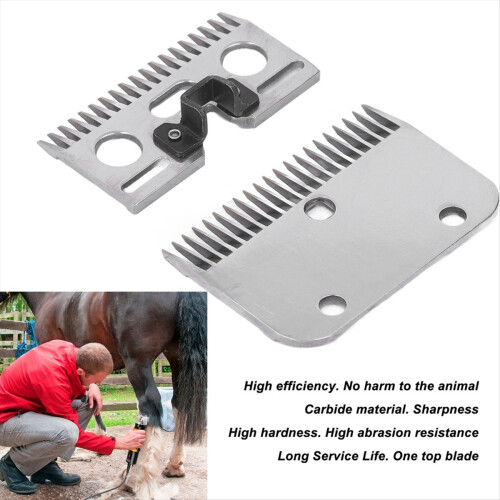 21 Teeth Horse Clippers Blades Replacement Carbide Abrasion 2