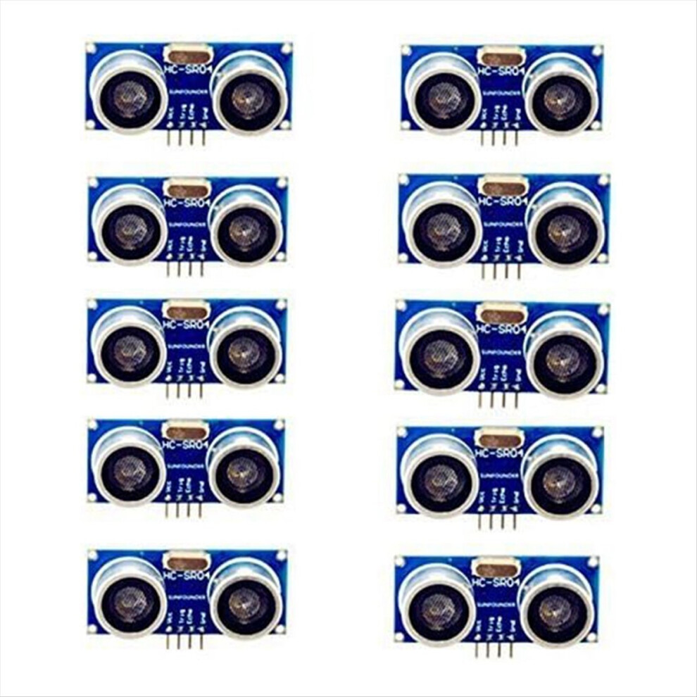 10Pcs Ultrasonic Module -Sr04 Distance Measuring Ranging Sensor 4712599075593