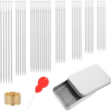 42 PCS Silver Needles Sewing Set