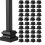Iron Baluster Shoes 48pcs for 1/2 Inch Square Balusters 1