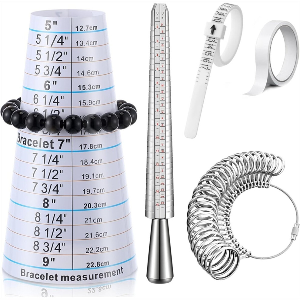 5pack Ring Sizer Measuring Tool Kit