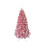 (8FT) Christmas Tree Snow Flock Pink Holiday Home Décor 1