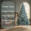 (8FT) Christmas Tree Snow Flock Blue Holiday Home Décor 5