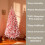 (8FT) Christmas Tree Snow Flock Pink Holiday Home Décor 6