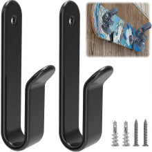 (As show, One size) SNQTV-2pcs Horizontal Snowboard Wall Mount Clips Snowboard Wall Rack Snowboard Mount Storage Snowboard Display Wall Mount