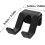 Sturdy ABS Gaming Controller Wall Organizers Storage Stand With Antislip Base And Charging Port Access Wall Mounted 3