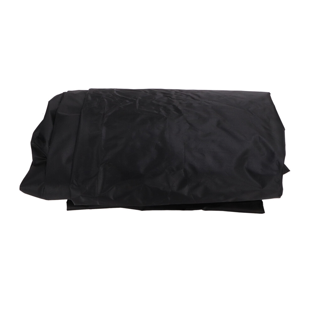 Dustproof 10ft Black Round Oxford Pool Cover Easy Storage & Install