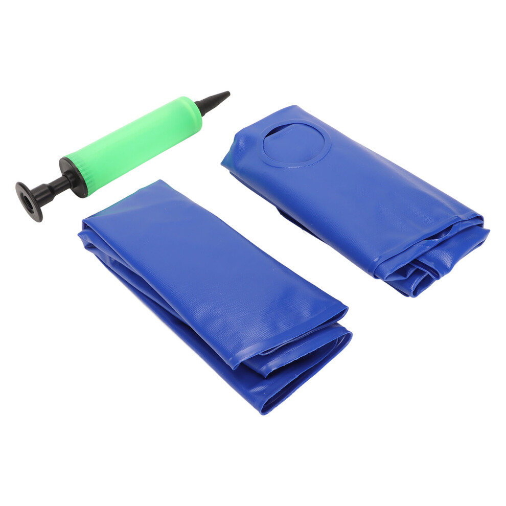 Blue Compact Inflatable Wheelchair Cushion Perfect For Office & Travel
