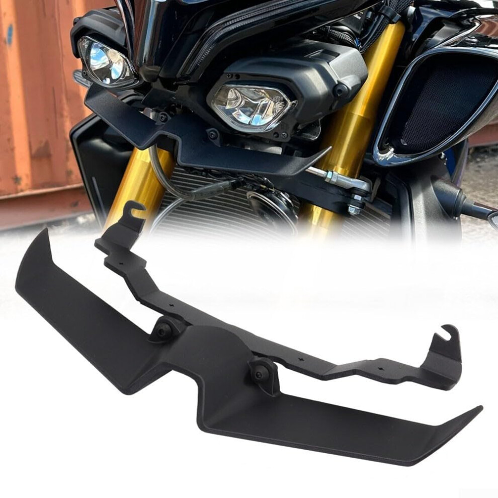 Front Wing Deflector Spoiler For Yamaha Mt10 Sp 2022 2025 Front Wing Reduces Drag And Stabilizes Speed Black 9393856654987