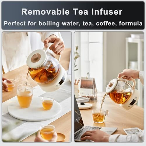 Hot Tea Maker Machine With Microcomputer Panel, Adjustable Insulation Levels, Large Capacity For Home And Office 1