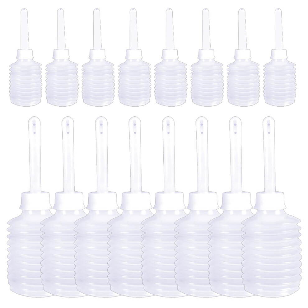 Douche Bottles 16Pcs Set, 50ml/180ml, Safe Disposable Vaginal Douche And Anal Applicator, Eco-Friendly Butt Cleaner