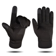 Winter Men's Touch Screen Waterproof Gloves XL Black for Outdoor Sports