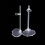 (As show, One size) 5 Pcs Plastic Doll Stand Display Holder Accessories For Dolls 4