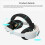 Comfortable Headband For Meta Quest3S VR Black Adjustable Replacement Strap 5