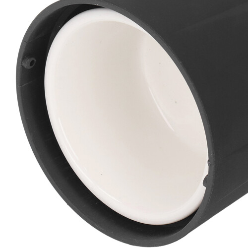 Car LED Light Ashtray with Lid, Ceramic, Gray, 188g 2