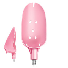 Fishing Feeder Throwing Spoon Multifunctional Ice Fishing Spatula Hollow Paddle Ladle Pink Nesting Spoon