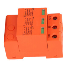 DC Surge Protector 40kV 1000V 3P Overheat Protection IP20