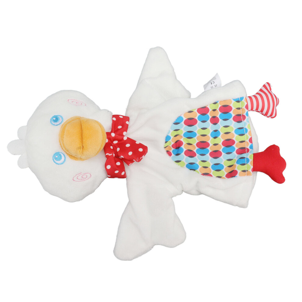 Cute Baby Security Blanket 23Cm Plush Snuggle Toy For Infants White