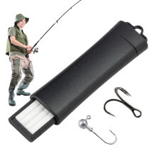 Fishing Hook Sharpener | Portable Ceramic Hook File For Anglers, Bass And Trout | Retractable Grinding Tool