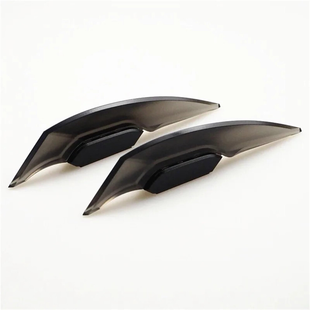 Spoiler Protector For Motorbike And Scooter Universal Winglet, Aerodynamic Wing, Adhesive Decoration, Front Bumper Black 9067246348304