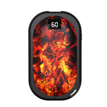 Portable Electric USB Hand Warmer 5V 2A Input Temperature Control, Rechargeable Pocket Heater, Compact Outdoor Warmer