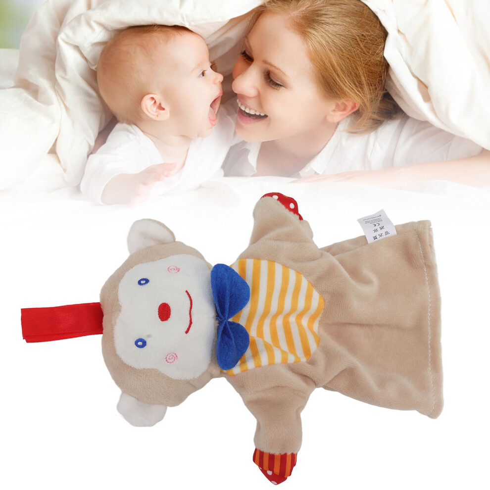 Soft Baby Security Blanket 23Cm Plush Cute Cartoon Snuggle For 3+ Months Orange