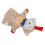 Orangene Plüsch-Babysicherheitsdecke 23cm Cartoon 16