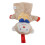 Orangene Plüsch-Babysicherheitsdecke 23cm Cartoon 15