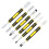 Complete Carbon Steel Pry Set for Device Maintenance - 6 Tools 6
