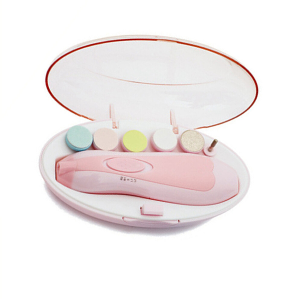 Baby Nail Trimmer 8000Rpm Led 6 Heads Safe Easy Operation Light