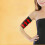 Comfortable Breathable Nylon Arm Sleeves for Slimming Black Large Size 1