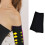Comfortable Breathable Nylon Arm Sleeves for Slimming Black Large Size 6