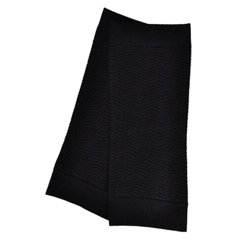 Comfortable Breathable Nylon Arm Sleeves for Slimming Black Large Size 1