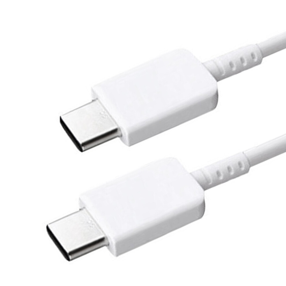 Type C To C Fast Charging Cable 3.3Ft For Android Phones White 7891356204807